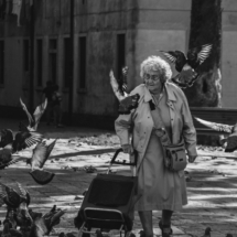 Old woman in Venice